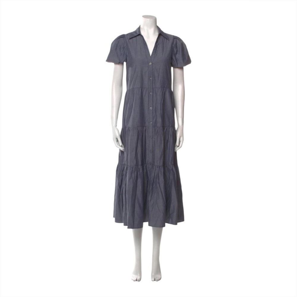 BROCHU WALKER | Havana Tiered Midi Dress in a Size Large